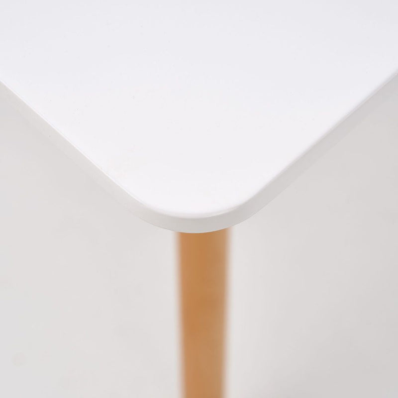 Asztal prometheus négyzet fehér - bükkfa 80 x 80 x 72 cm