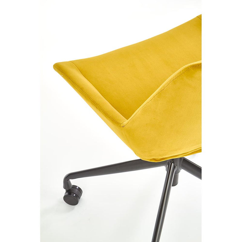 Irodai szék scorpio mustár sárga 49 x 53 x 75-82 x 44-51cm