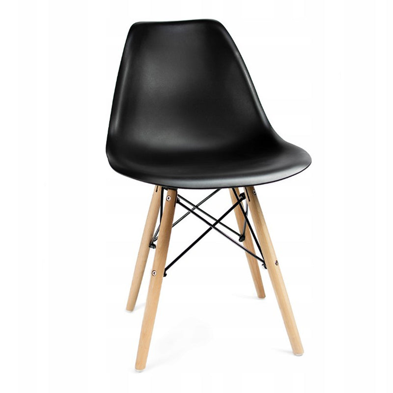 Skandináv stílusú szék eva fekete