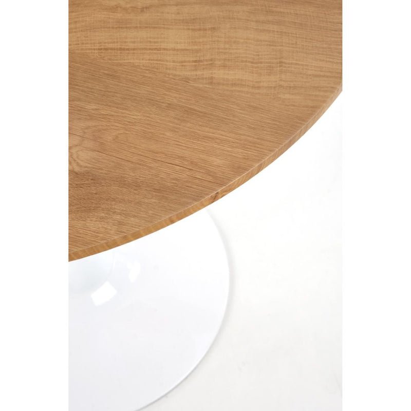 Kerek asztal sting arany tölgy - fehér 80 x 73 cm