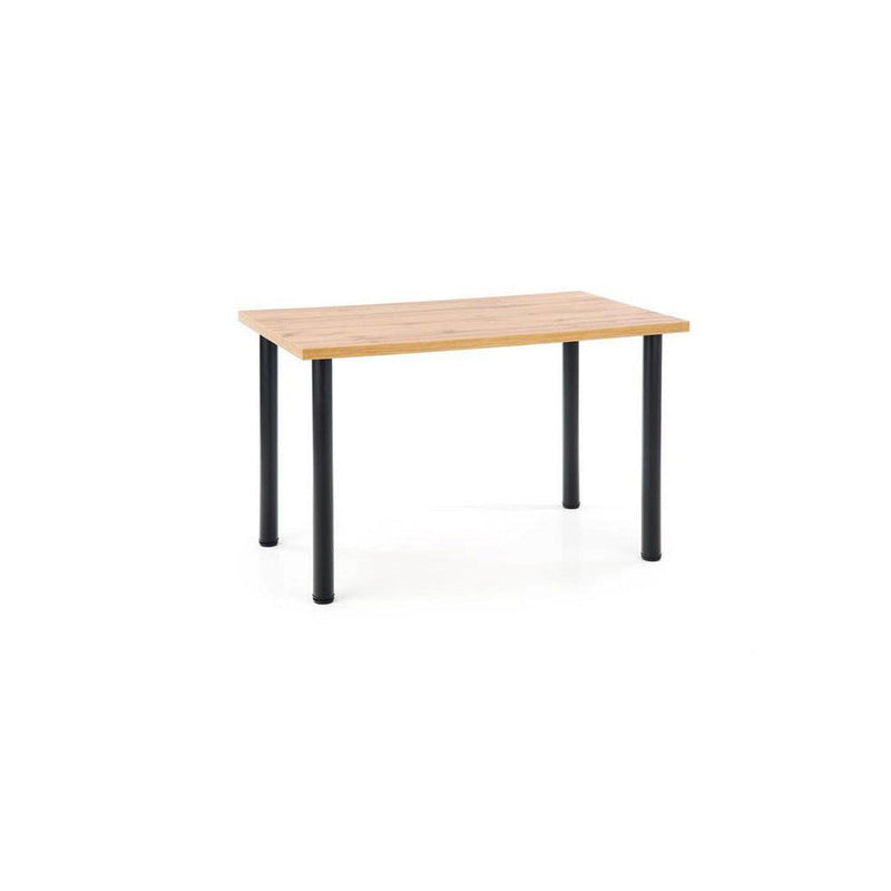 Asztal modex 2 wotan tölgy - fekete 120 x 60 x 75 cm