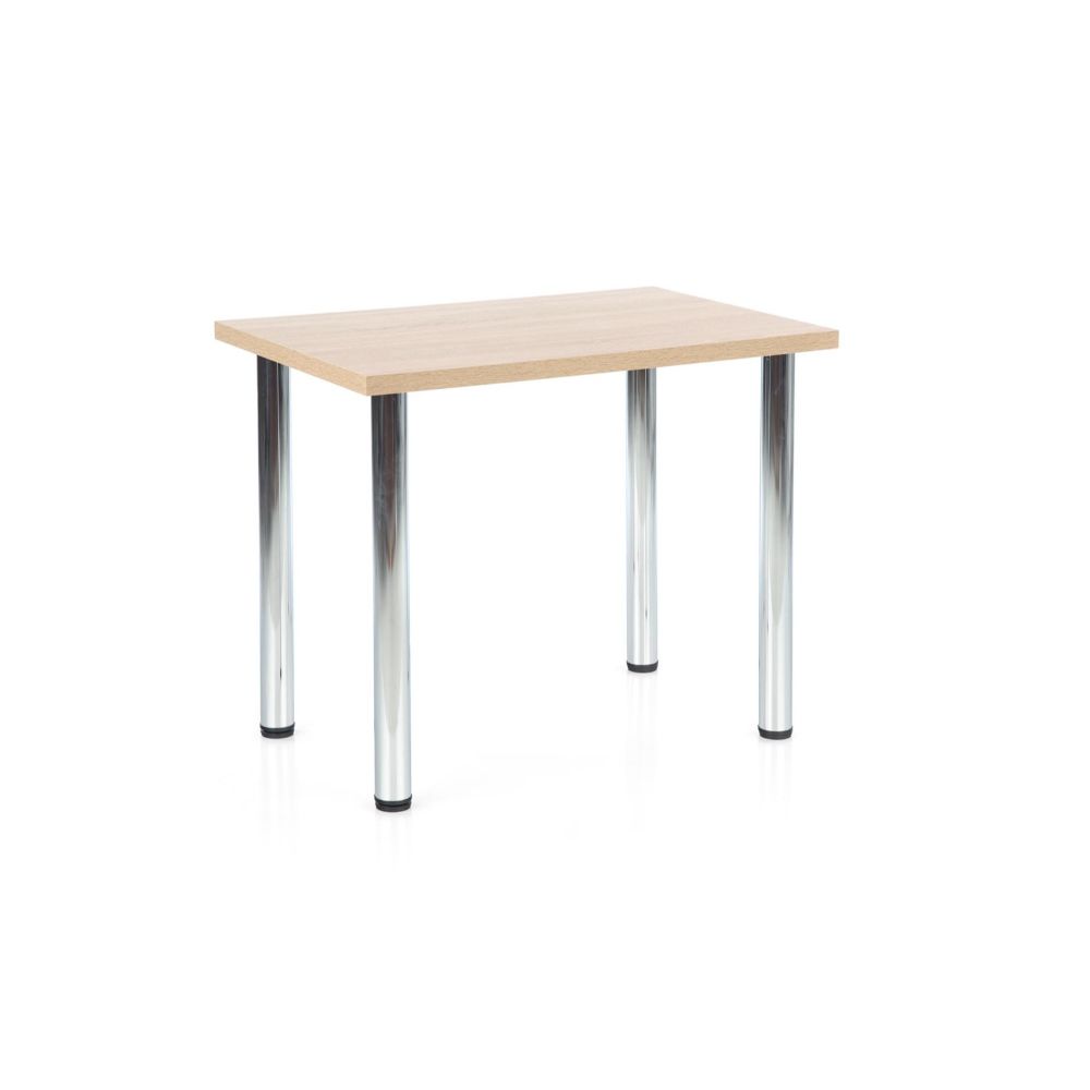 Asztal modex sonoma tölgy - króm 90 x 60 x 75cm