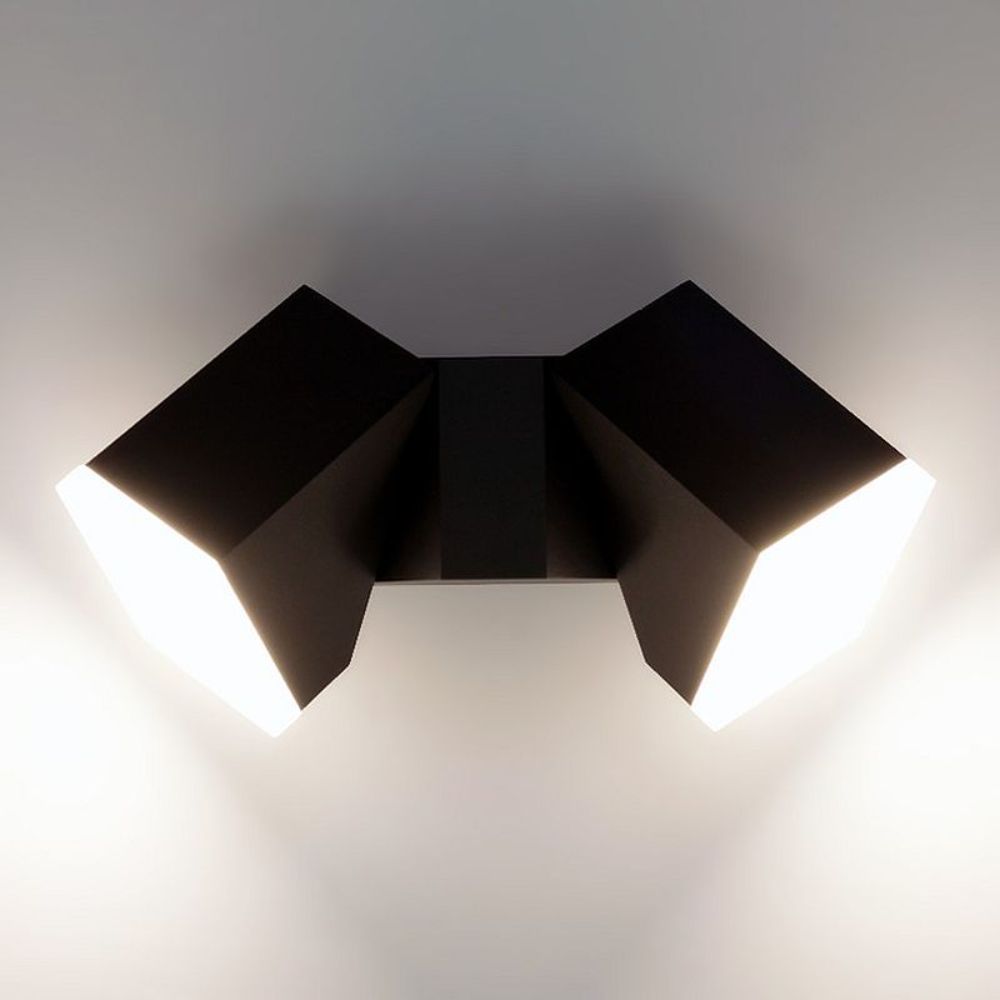 Homlokzati világítótest fatade twinda led smd 13w fekete