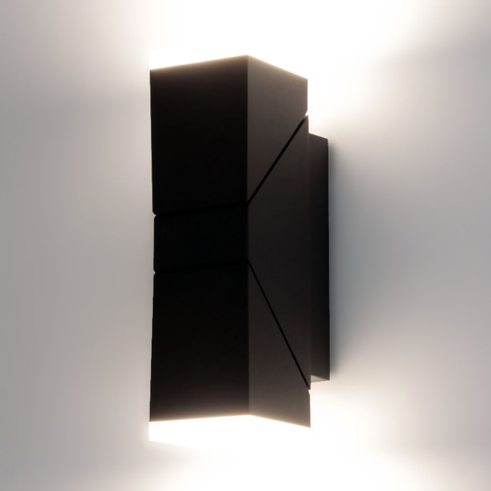Homlokzati világítótest fatade twinda led smd 13w fekete