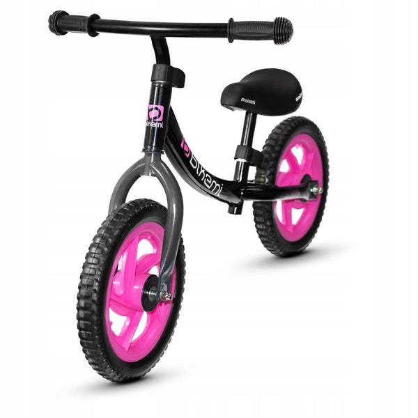 Futóbicikli gyerekeknek bikemi fekete rózsaszín