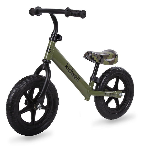 Kidwell rebel pedál nélküli bicikli - futóbicikli gyerekeknek khaki