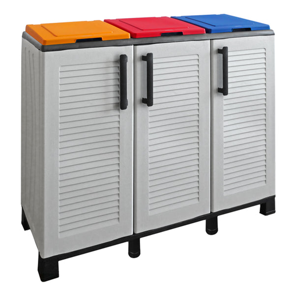 Szelektív hulladékgyűjtő szekrény 3 ajtós 3 zsákkal Artplast 1020 x 900 x 370
