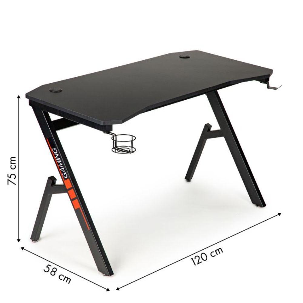 Modern home gaming íróasztal 120 x 58 cm