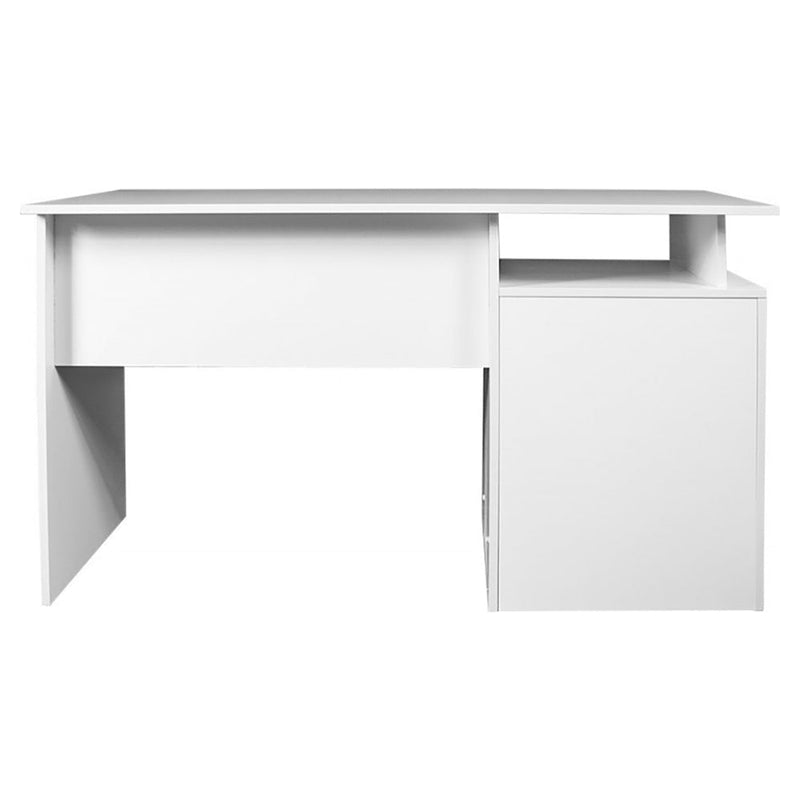 Számítógép íróasztal 3 tárolóval clp fehér 135 cm