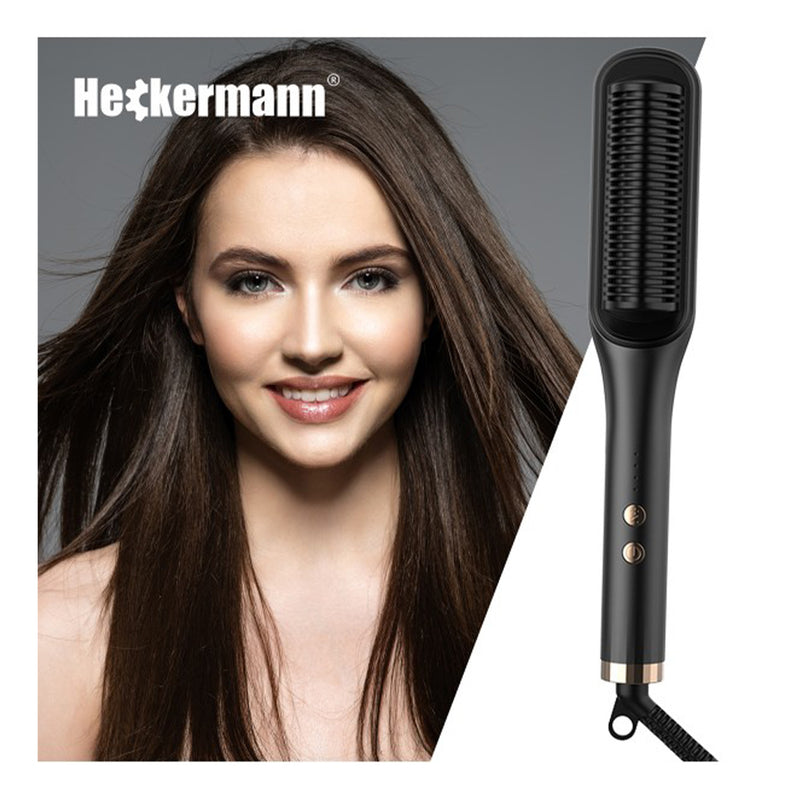 Heckerman 45W kerámia elektromos hajvasaló, fekete