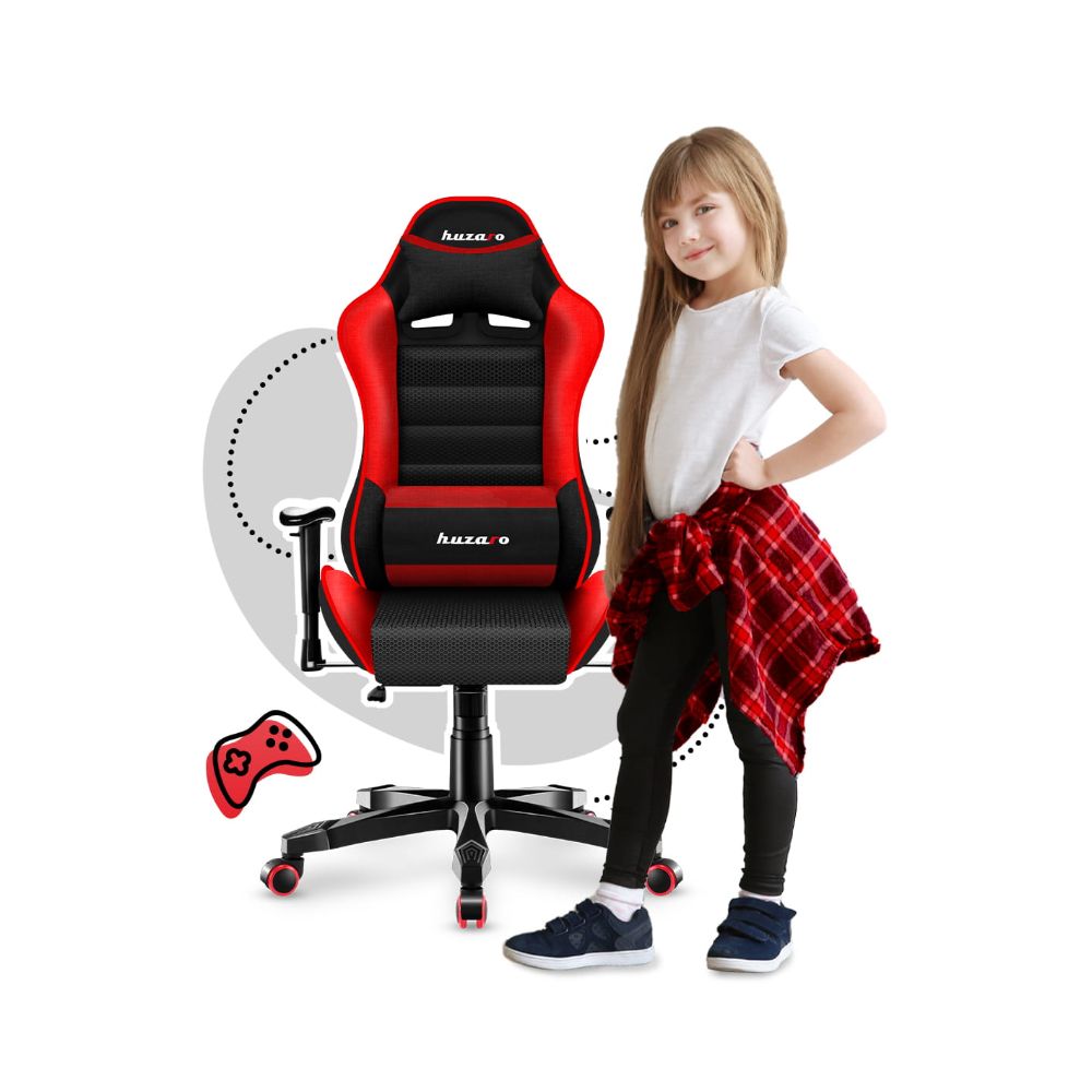 Gaming szék gyerekeknek huzaro ranger 6.0 red mesh