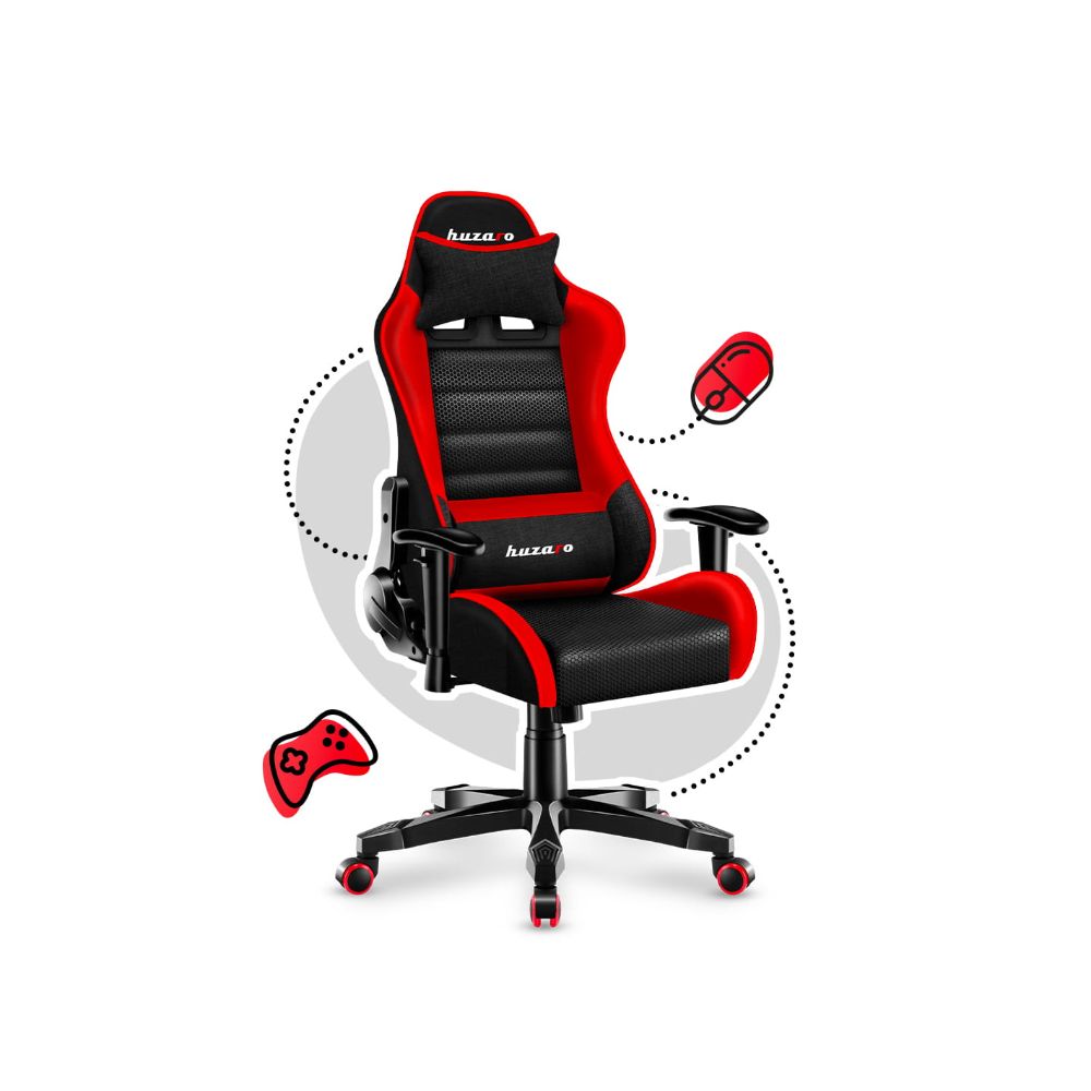 Gaming szék gyerekeknek huzaro ranger 6.0 red mesh