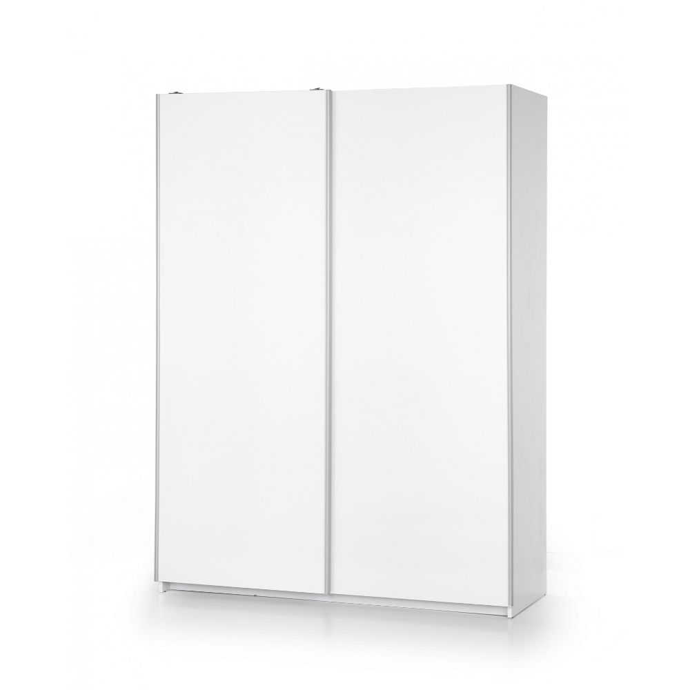 Szekrény lima s-1 2  tolóajtóval fehér 153 x 58 x 210 cm