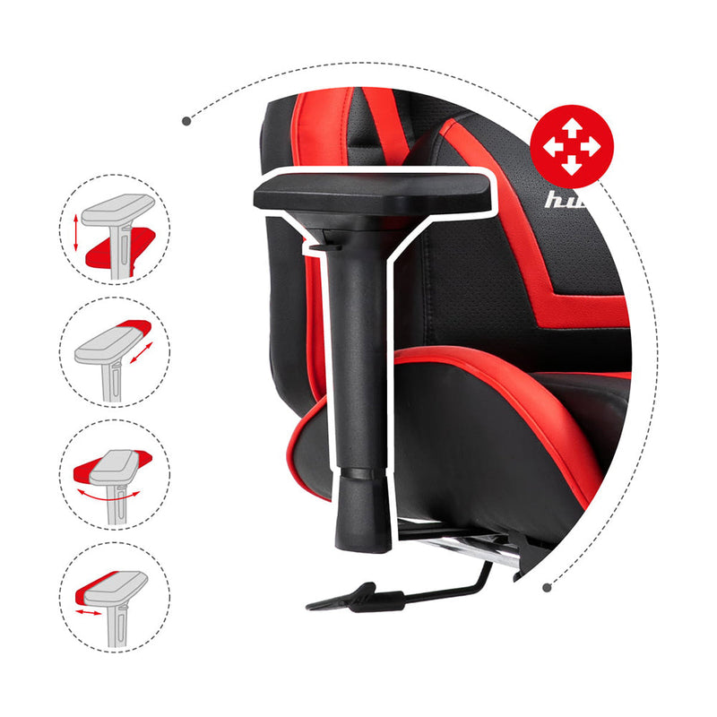 Gaming szék piros huzaro force 7.5