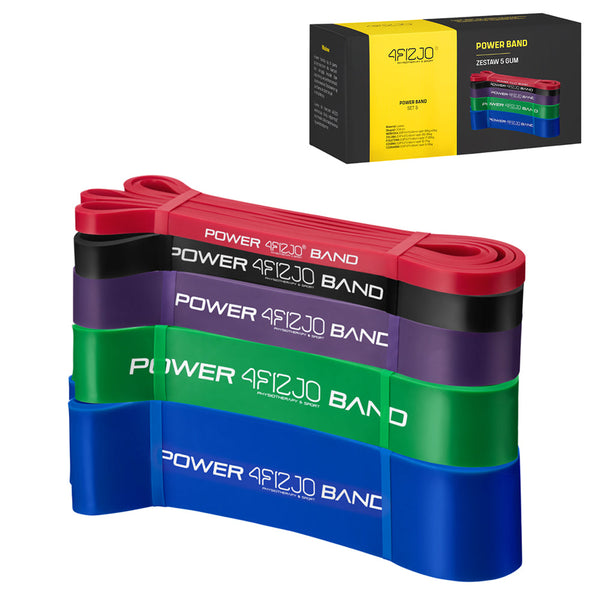 Edző gumi készlet power band p07 5 db