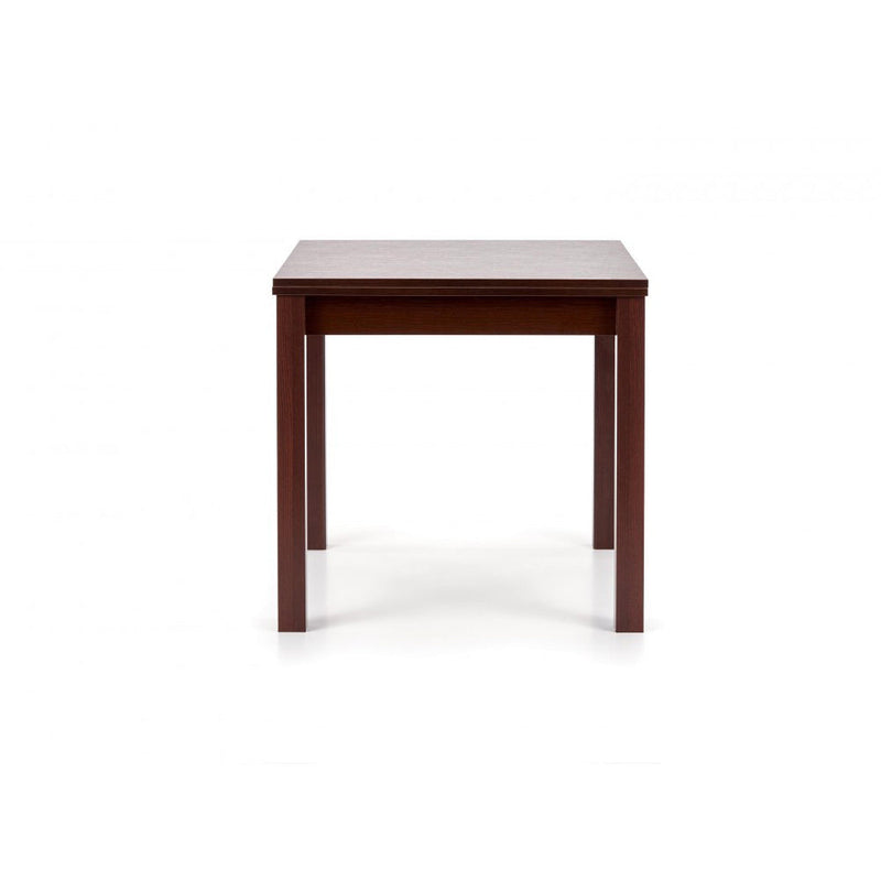 Kihúzható konyha asztal garcjan sötét dió fa 80-160 x 80 x 76cm﻿