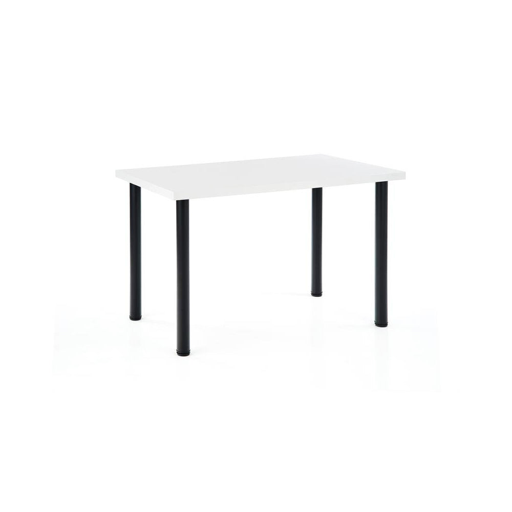 Asztal modex 2 fehér - fekete 120 x 60 x 75cm