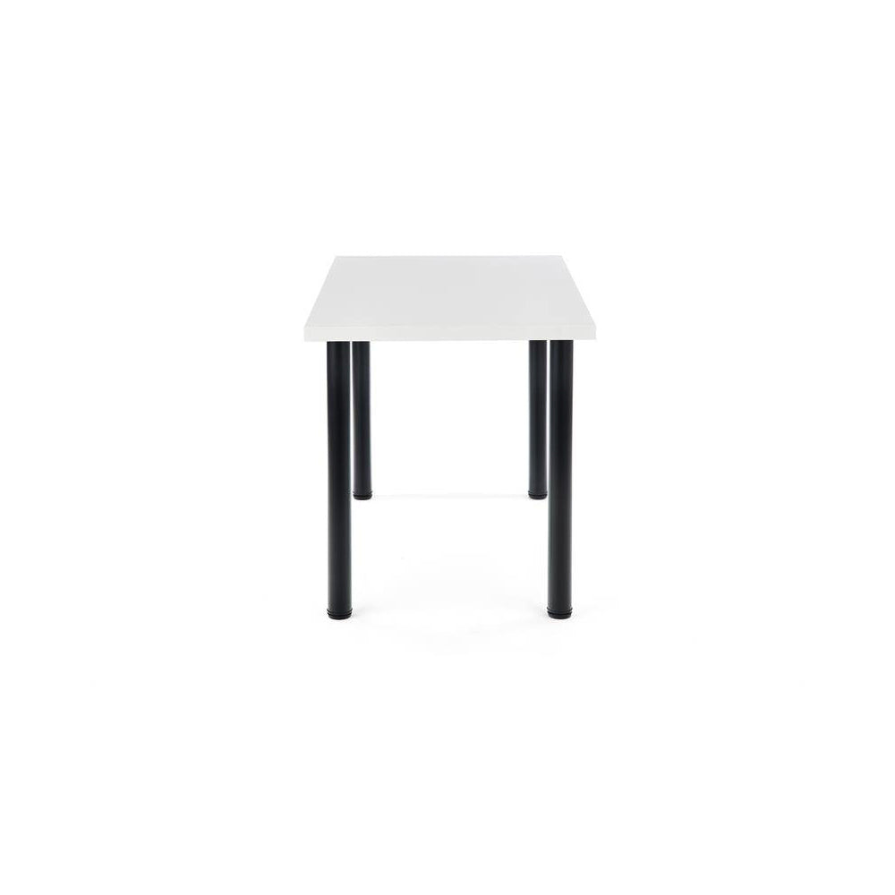 Asztal modex 2 fehér - fekete 120 x 60 x 75cm