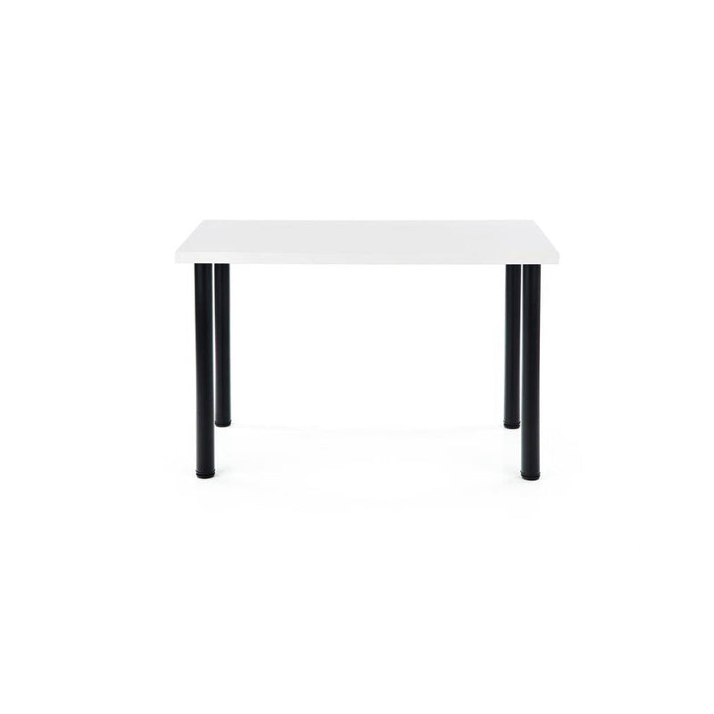 Asztal modex 2 fehér - fekete 120 x 60 x 75cm