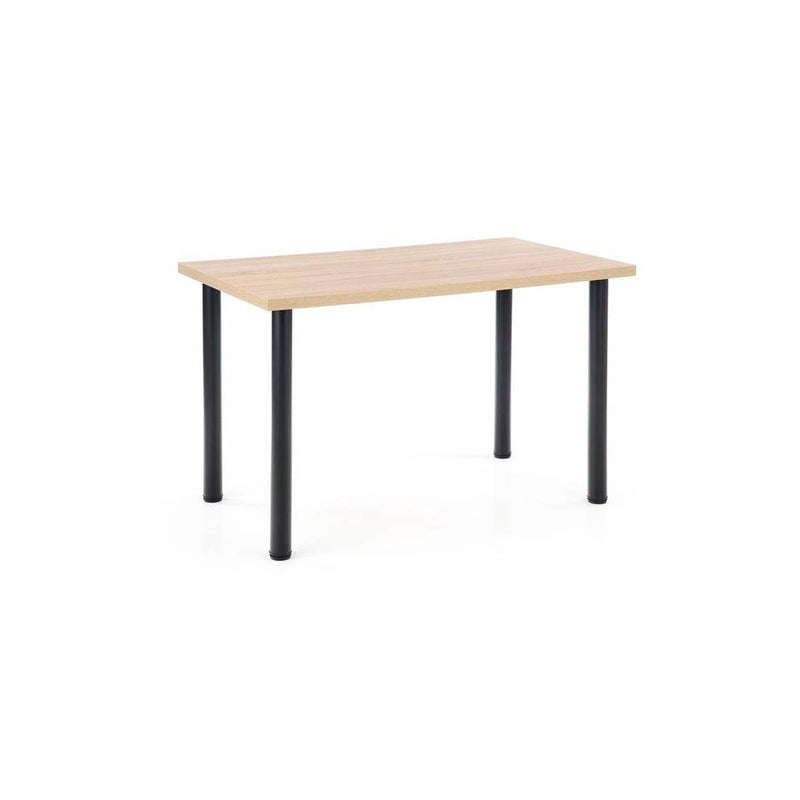 Asztal modex 2 sonoma tölgy - fekete 120 x 60 x 75cm