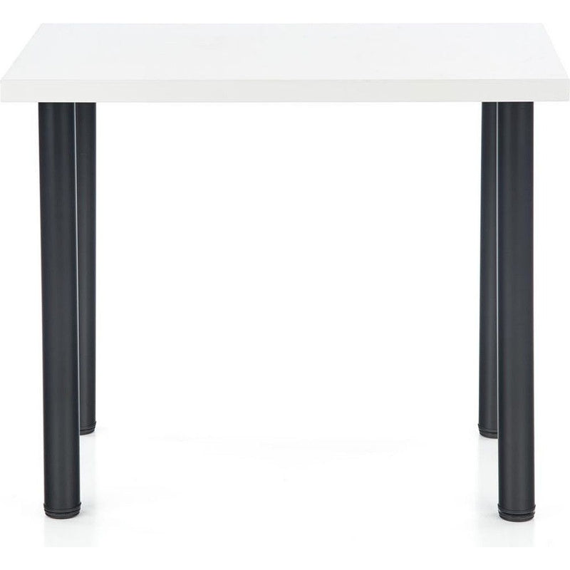Asztal modex 2 fehér - fekete 90 x 60 x 75 cm