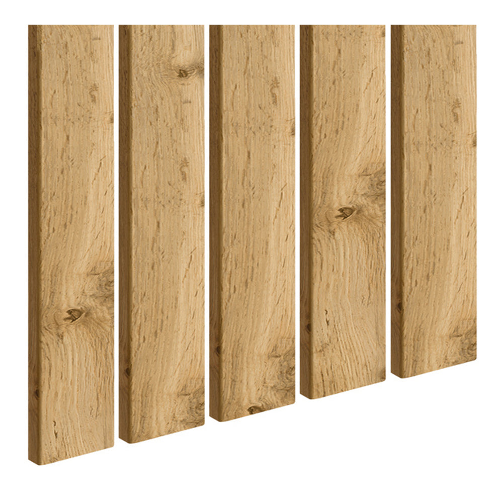 Ragasztott faldekorációs panel elem wotan tölgy 2800 x 16 x 80 mm lm019