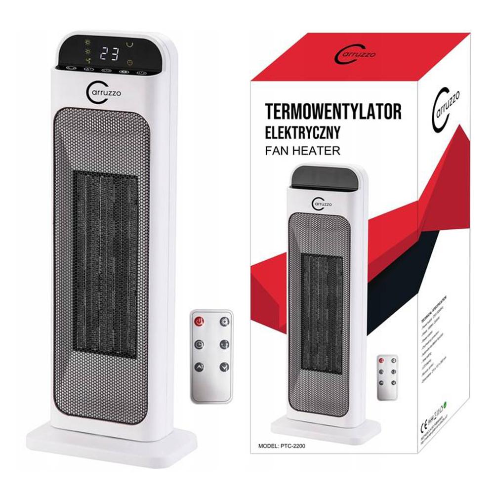 Elektromos hősugárzó állítható ventilátorral és termosztáttal 2000w