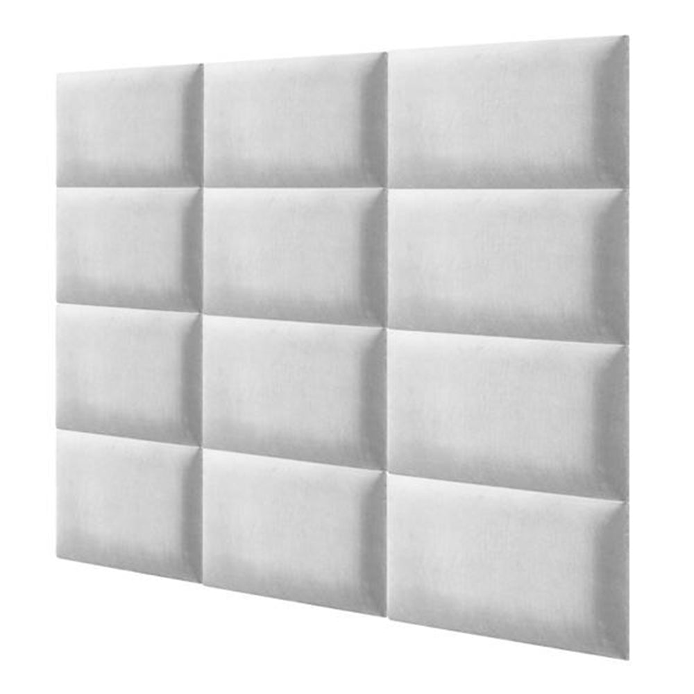 Kárpitozott fal dekorációs panel magic velvet 3d 60 x 30 cm silver