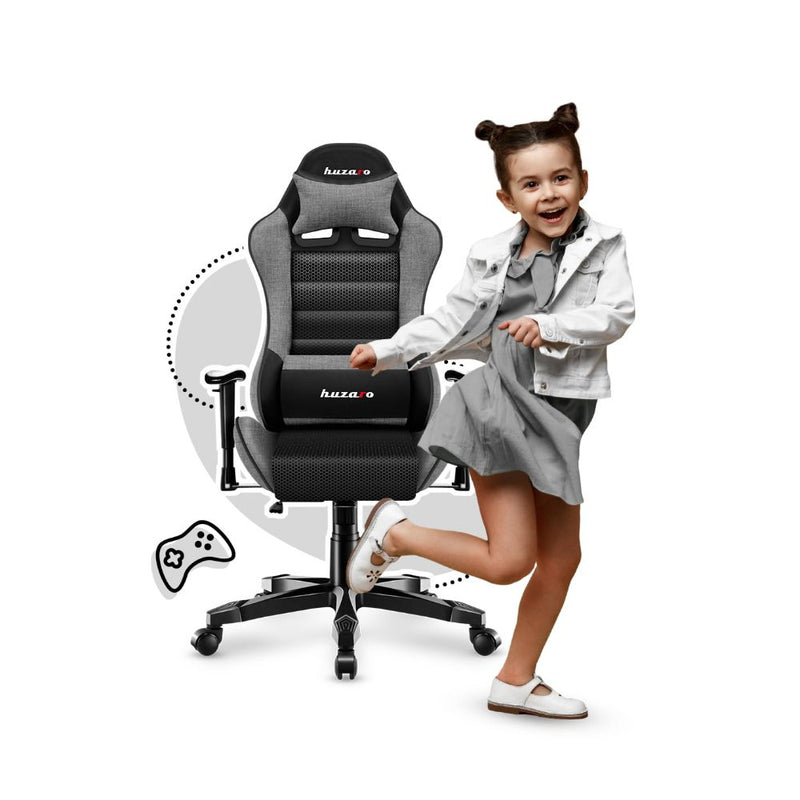 Gaming szék gyerekeknek huzaro ranger 6.0 grey mesh