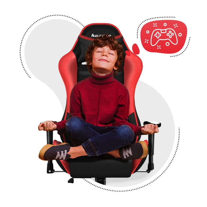 Gaming szék gyerekeknek huzaro ranger 6.0 red mesh