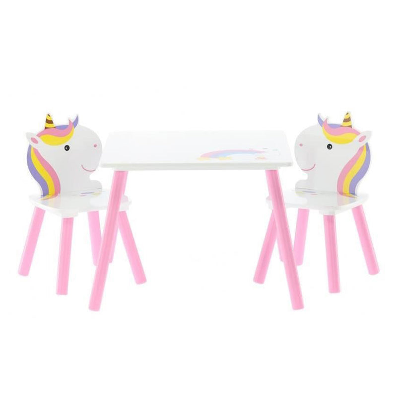 Lily Pony mintás asztal 2 székkel gyerekeknek