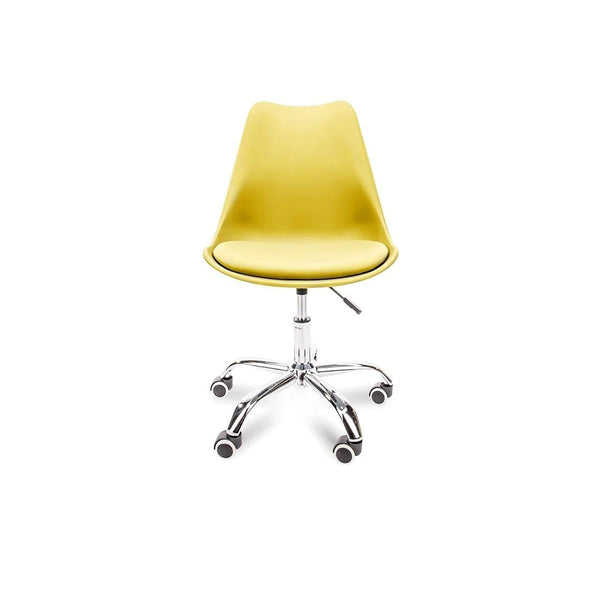 Forgó szék állítható magassággal sárga motus