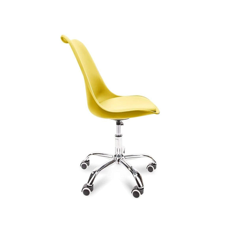 Forgó szék állítható magassággal sárga motus