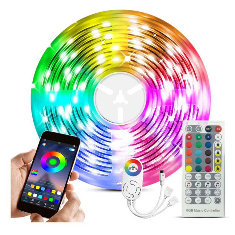 RGB LED szalag távirányítóval és wifivel Heckerman 20m